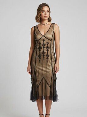 Tristan Vintage Gatsby Style Sheath Dress